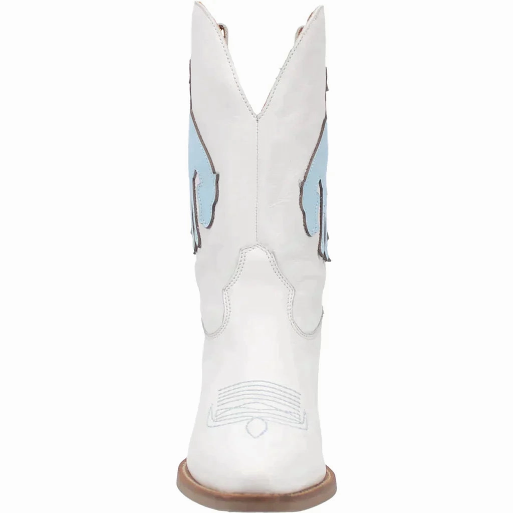 DINGO LET 'ER BUCK LEATHER BOOT STYLE DI945WH Adjustable Fit