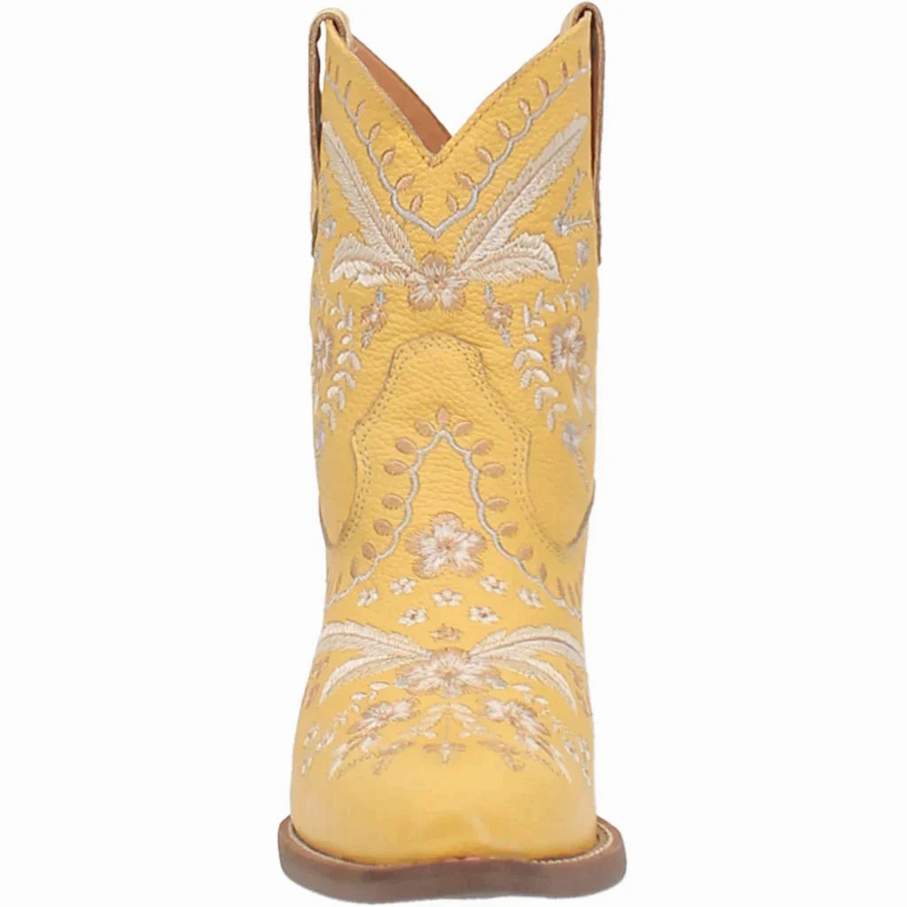 Waterproof Outdoor Trek DINGO PRIMROSE LEATHER YELLOW BOOTIE STYLE DI748GYE