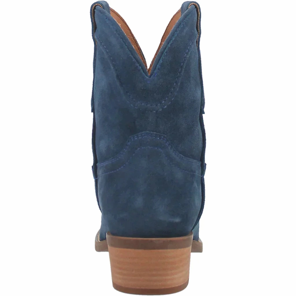 DINGO TUMBLEWEED LEATHER BOOTIE STYLE DI561BL1 Soft Padding Fleece Lined