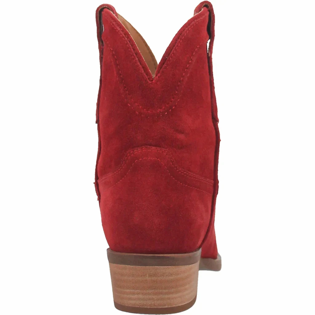 DINGO TUMBLEWEED LEATHER BOOTIE STYLE DI561RD Stylish Comfort Anti Slip Sole