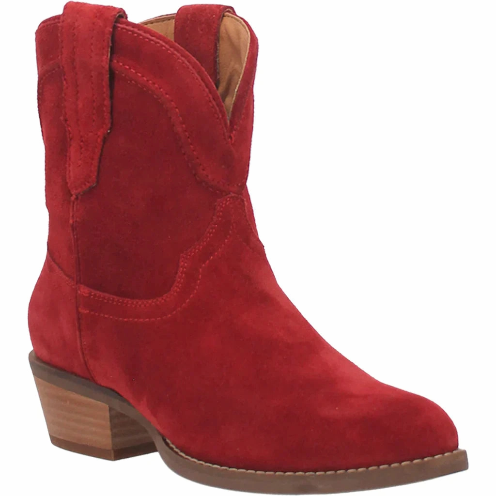 DINGO TUMBLEWEED LEATHER BOOTIE STYLE DI561RD Versatile Comfort Light Travel