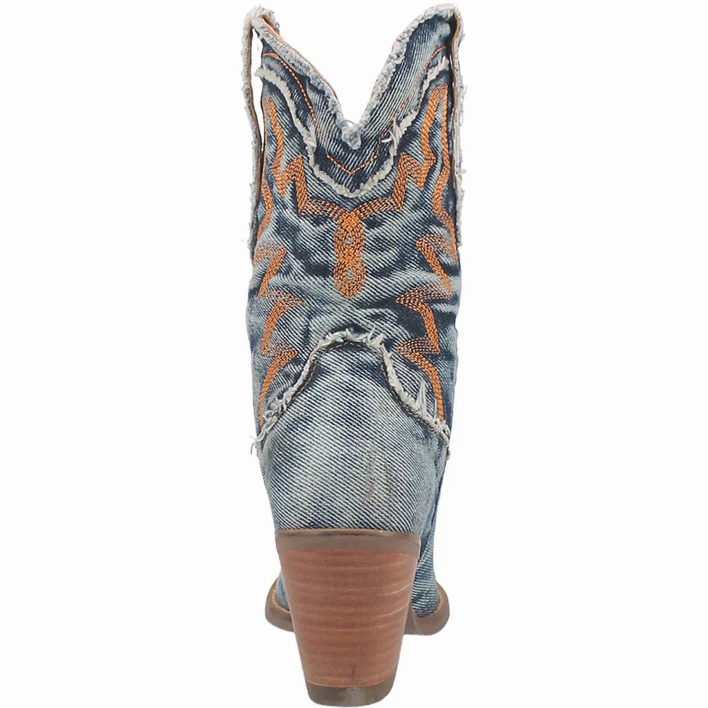 DINGO Y'ALL NEED DOLLY DENIM BOOT STYLE DI950 Padded Footbed