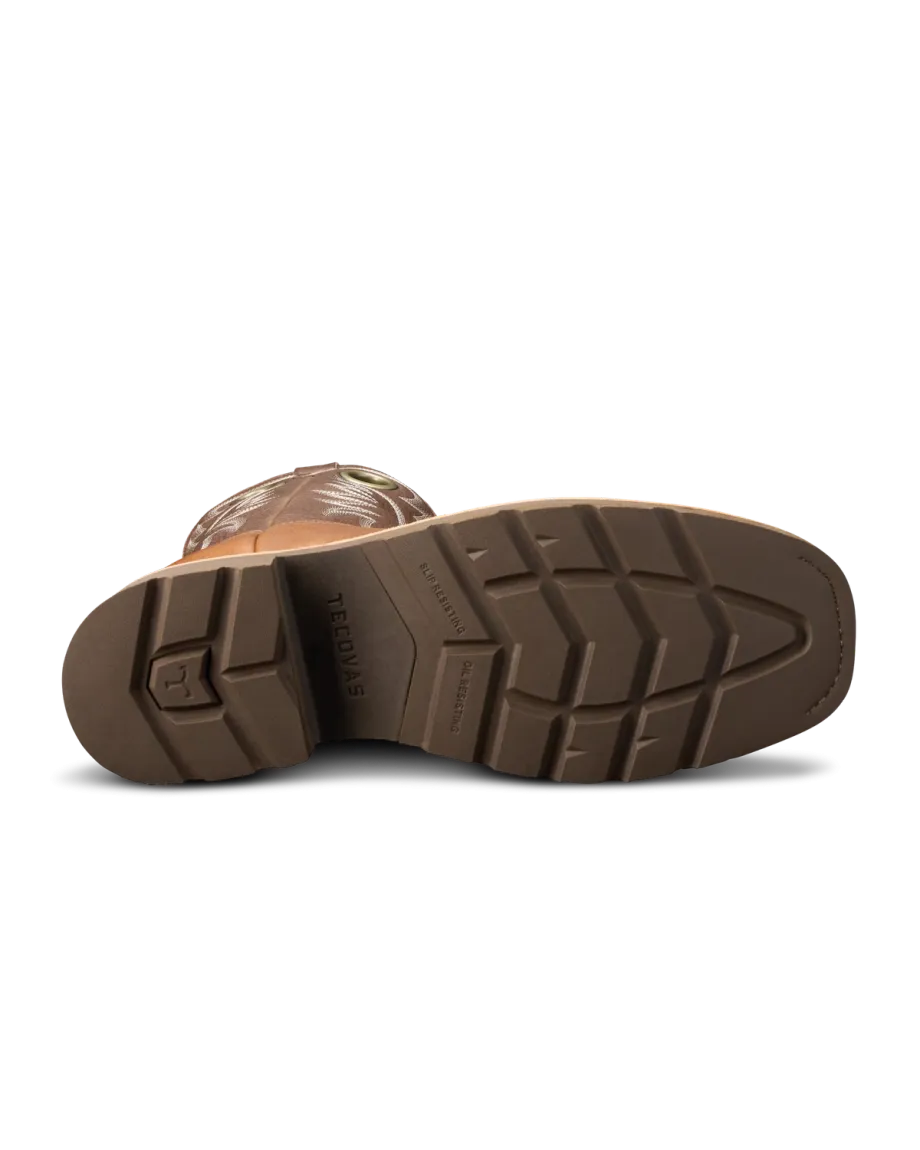 Thick sole Tecovas Long Haul Square Composite Toe