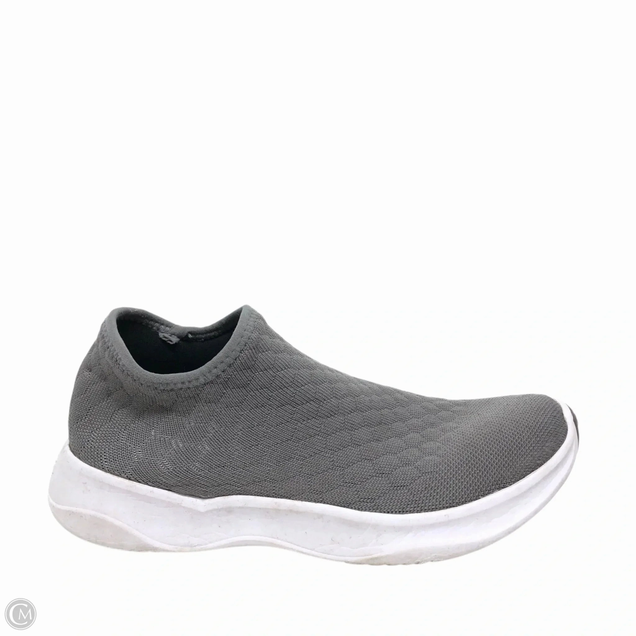 Shoes Sneakers By Clothes Mentor In Grey, Size: 8 Comfort Adjust Dynamic Flex Neck