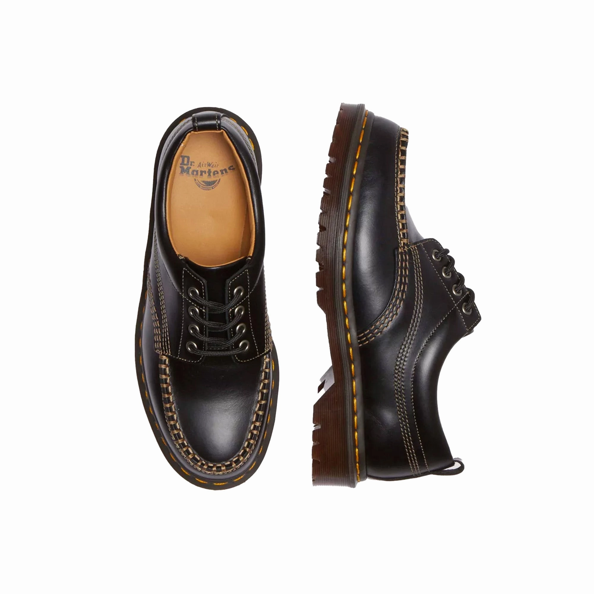 Flexible Build Soft Landing Dr Martens Mens Lowell 4 Eyes Shoes