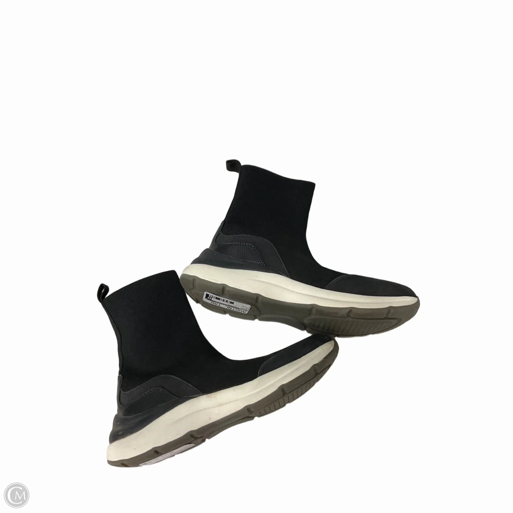 Shoes Sneakers By Zara In Black, Size: 8 Impact Reduction Adjustable Lace Lock