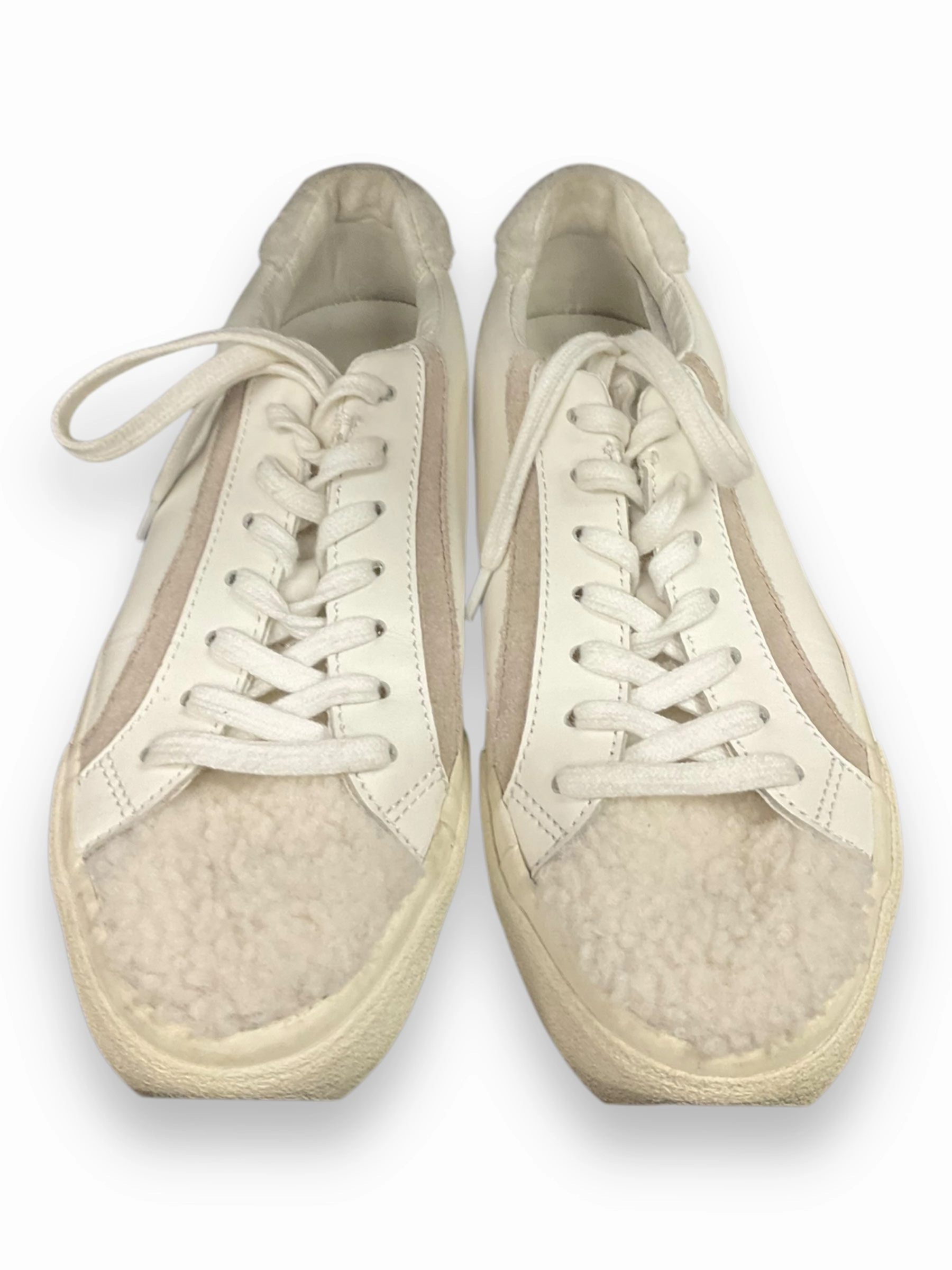 Long   Lasting Quality Lace Closure Shoes Sneakers By Madewell In White, Size: 7
