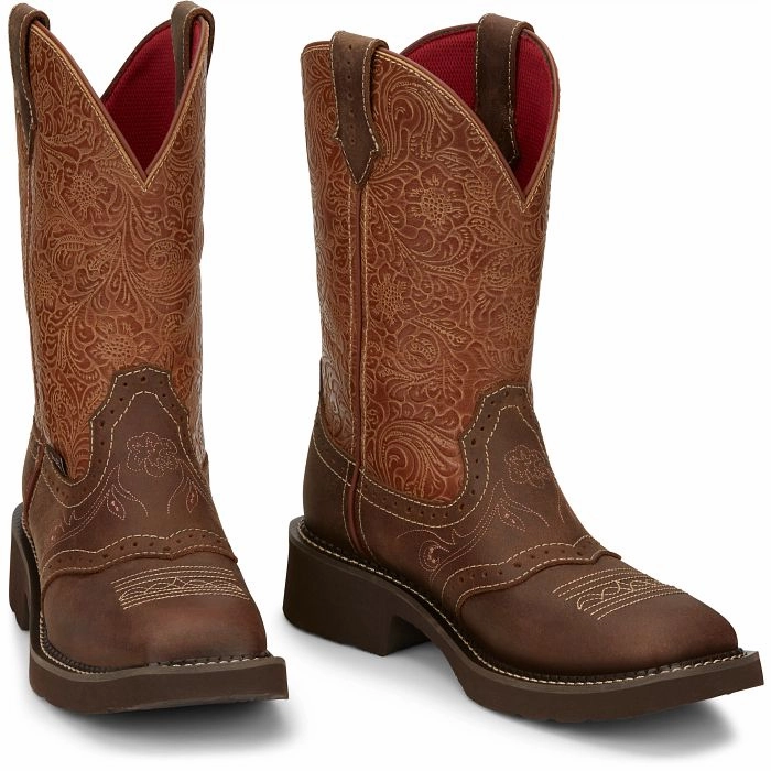 Justin Ladies Starlina Western Boots Style GY9530 Seamless Comfort Remote Hiking Outdoor Protection