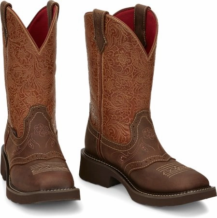 Justin Ladies Starlina Western Boots Style GY9530 Adjustable buckle Urban Everyday