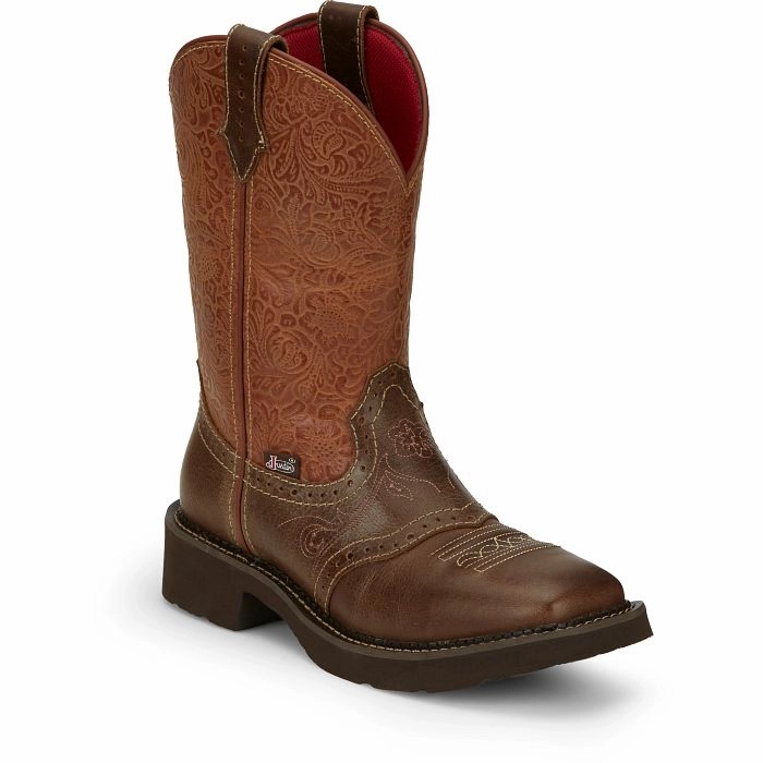 Justin Ladies Starlina Western Boots Style GY9530 Tough Sole
