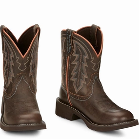Justin Ladies Lyla Western Boots Style GY9538 Tough Terrain Indie Core