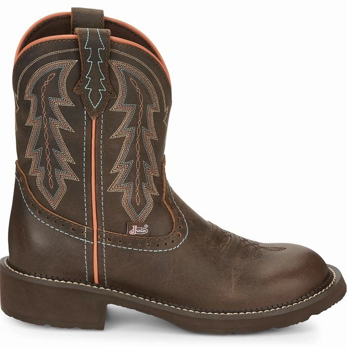 Anti Odor City Walking Music Festival Justin Ladies Lyla Western Boots Style GY9538