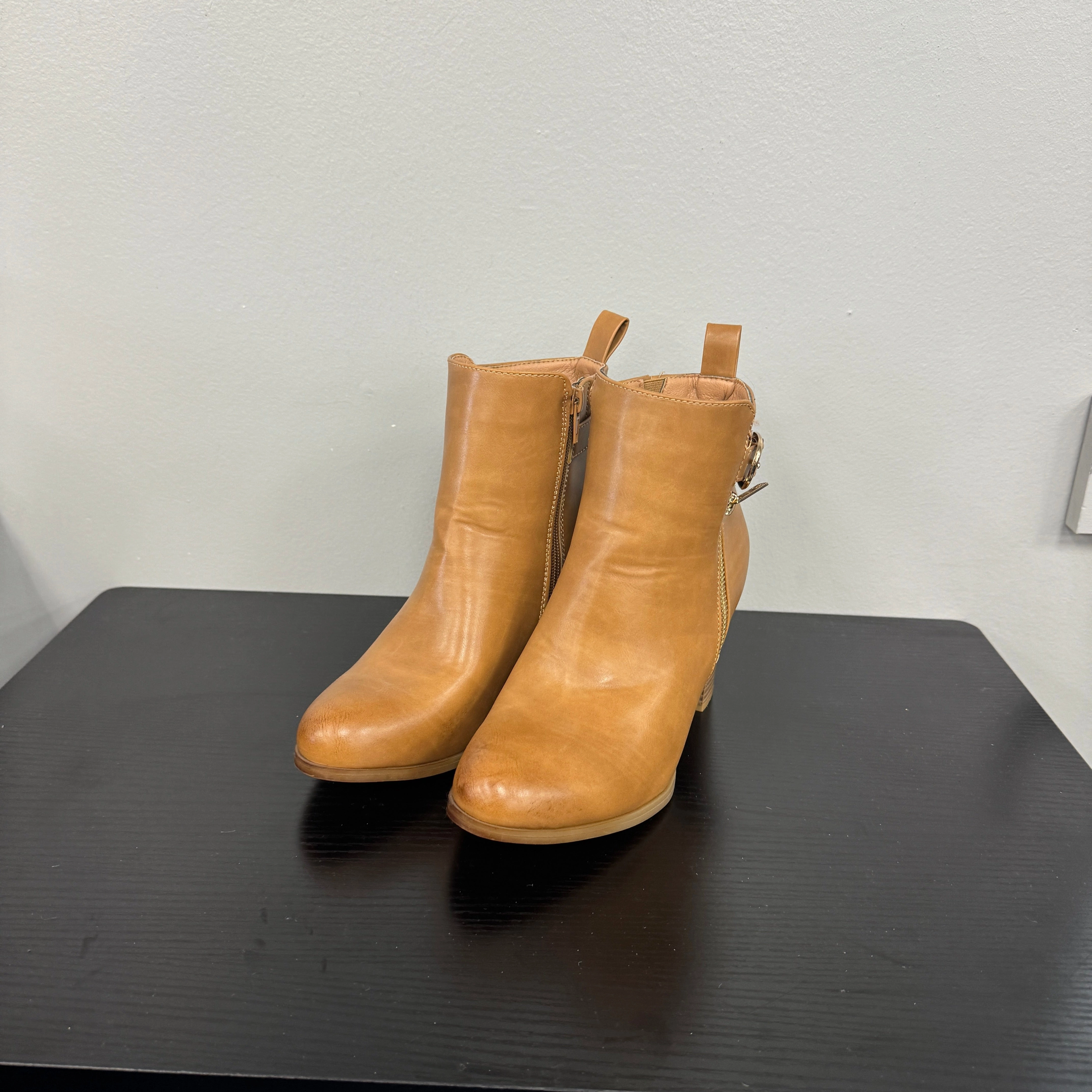 Shoes Heels Block By Clothes Mentor In Brown, Size: 7 Breathable Upper