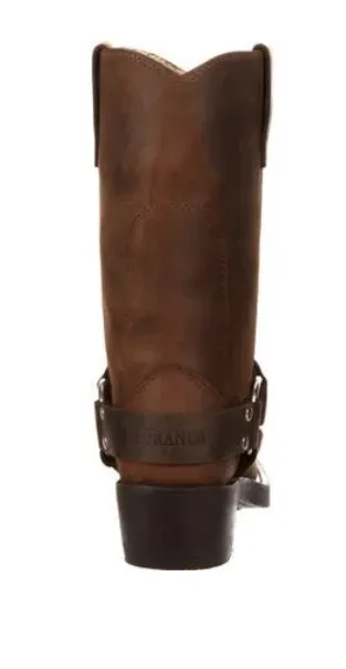 DURANGO MENS BROWN HARNESS BOOT STYLE DB594 Padded Interior Night Travel Fashionable