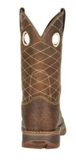 DURANGO MENS REBEL BROWN COMPOSITE TOE STYLE DB4354 Waterproof Safety Gear Reinforced Design