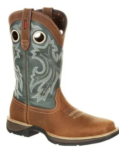 DURANGO MENS REBEL PULL-ON WESTERN BOOT STYLE DDB0131 Soft Cushioning Easy Fit