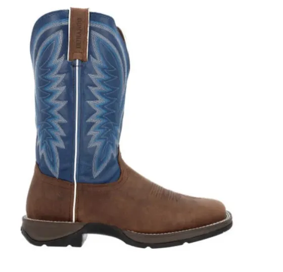 Versatile Performance Modern Minimal DURANGO MENS SADDLE BROWN DENIM BLUE WESTERN BOOT STYLE DDB0429