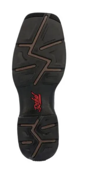 DURANGO MENS SADDLE BROWN DENIM BLUE WESTERN BOOT STYLE DDB0429 Performance Focus Elastic Collar