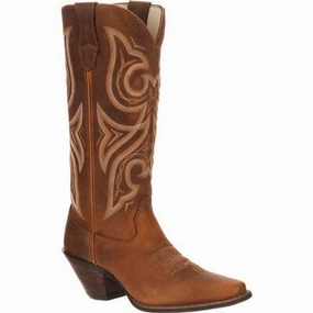 Fashion Focused DURANGO WOMEN'S TAN JEALOUSY WESTERN BOOT STYLE RD3514