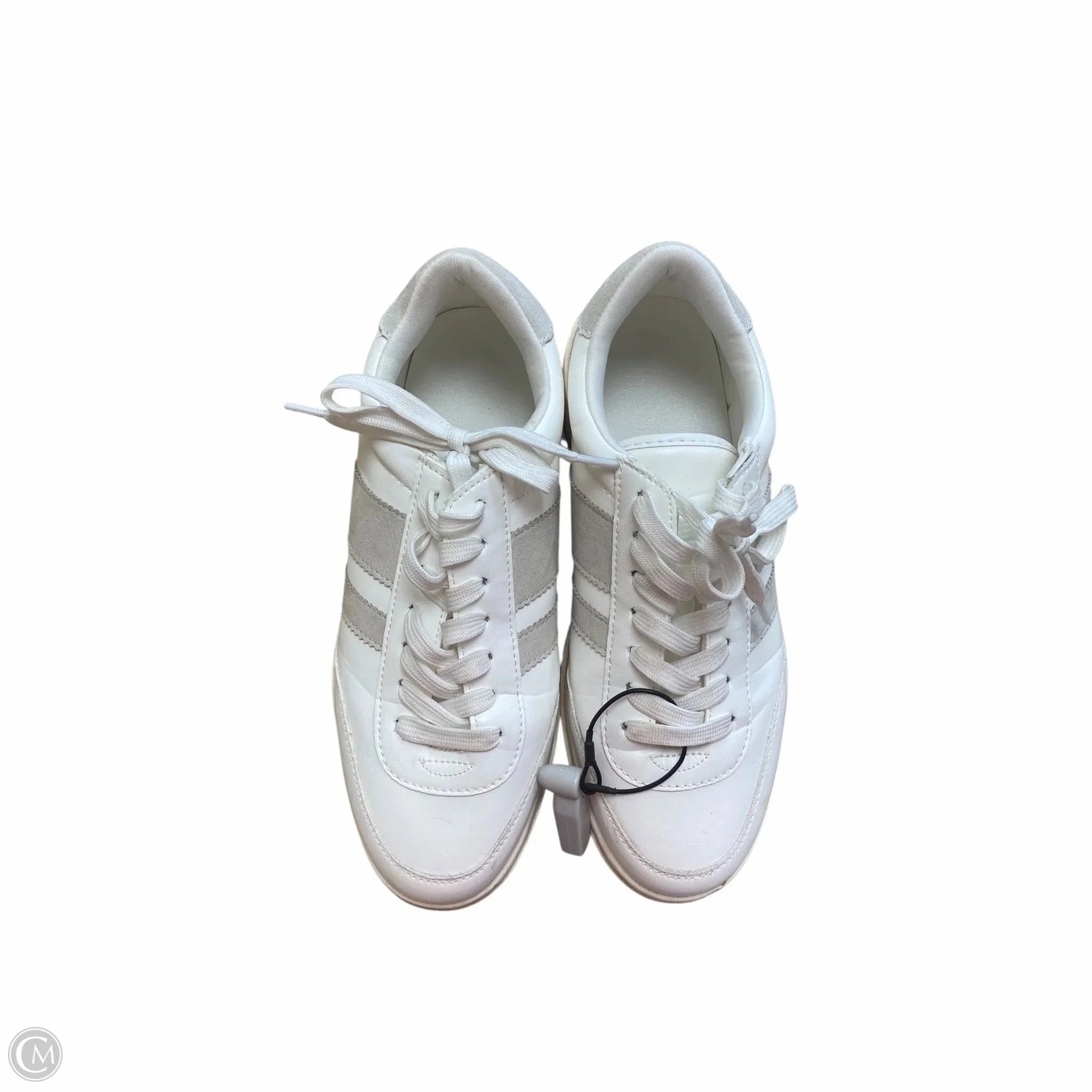 Shoes Sneakers By Clothes Mentor In White, Size: 9 Lace Comfort