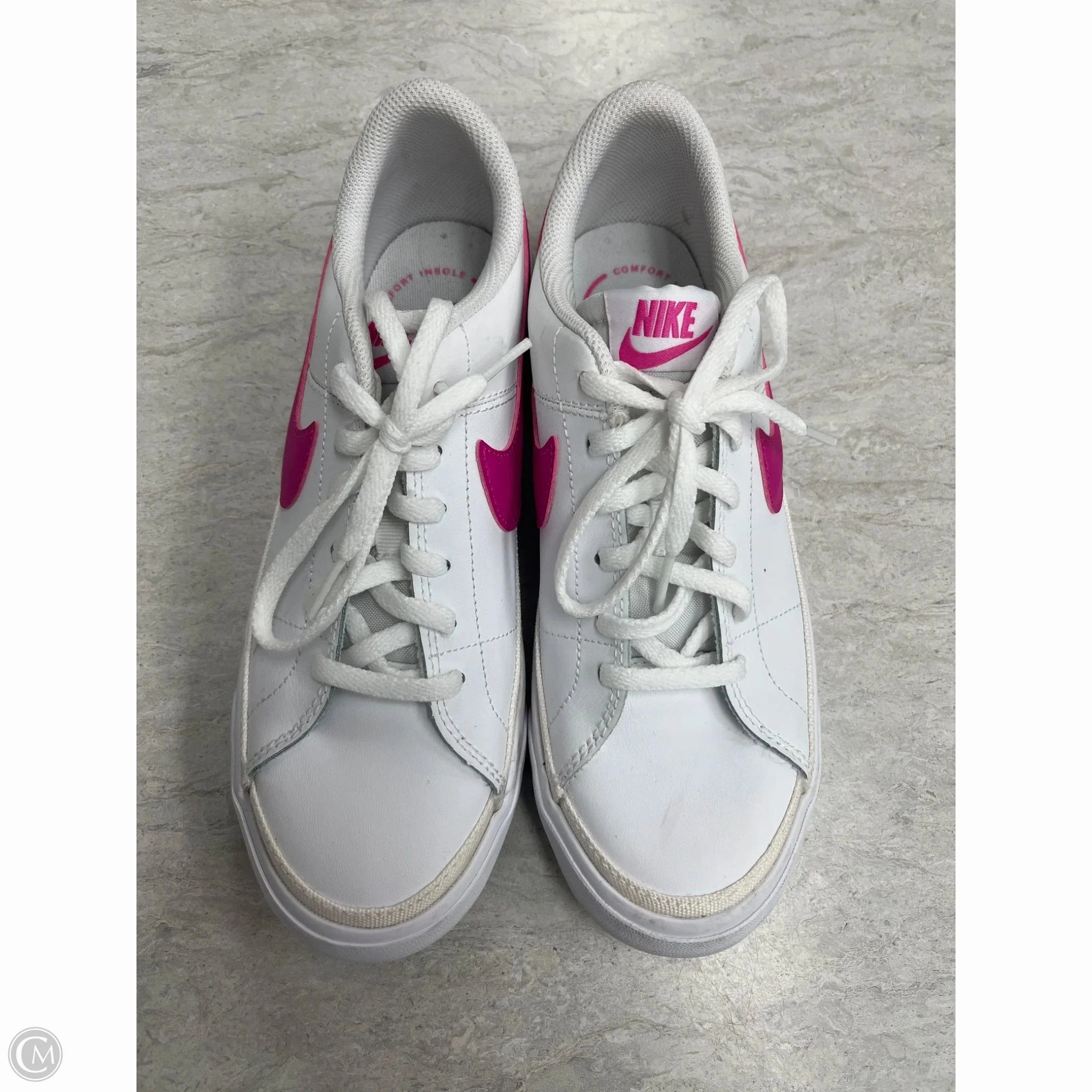Balanced Ride Shoes Sneakers By Nike In Pink & White, Size: 7.5