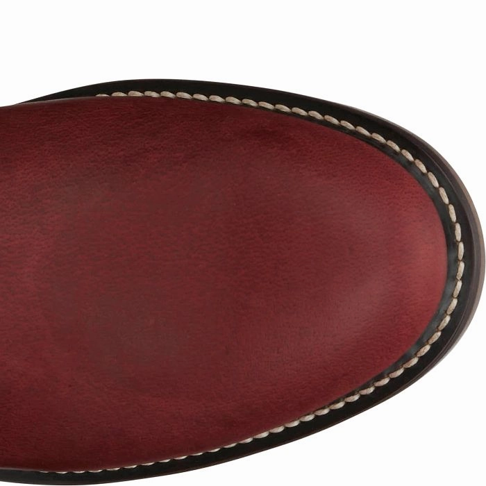 JUSTIN LADIES HOLLAND ROUND TOE BOOTS STYLE RP3310 Side Zip Flexible structure