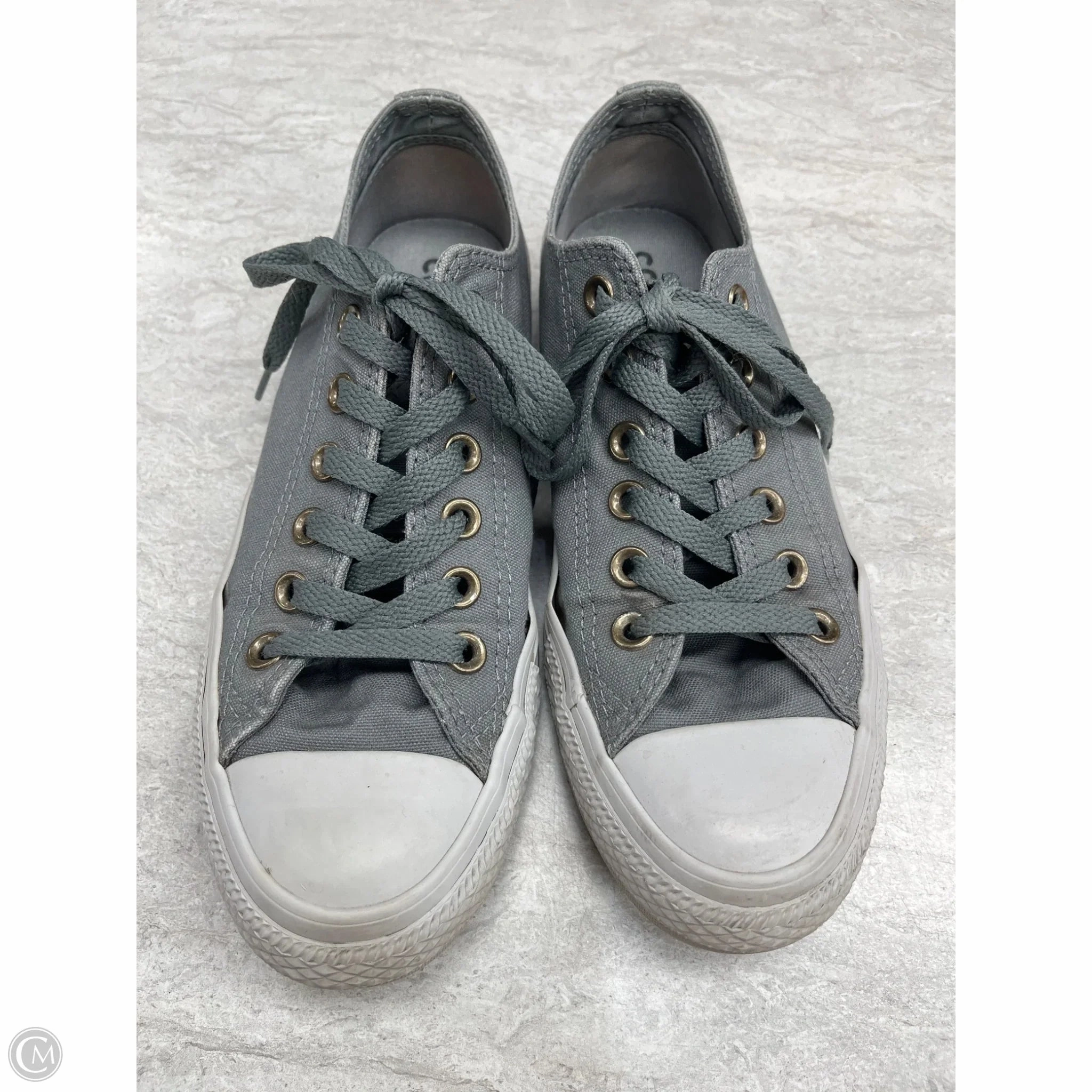 Hollowed Out Panels Shock-absorbent cushioning Shoes Sneakers By Converse In Grey, Size: 7.5