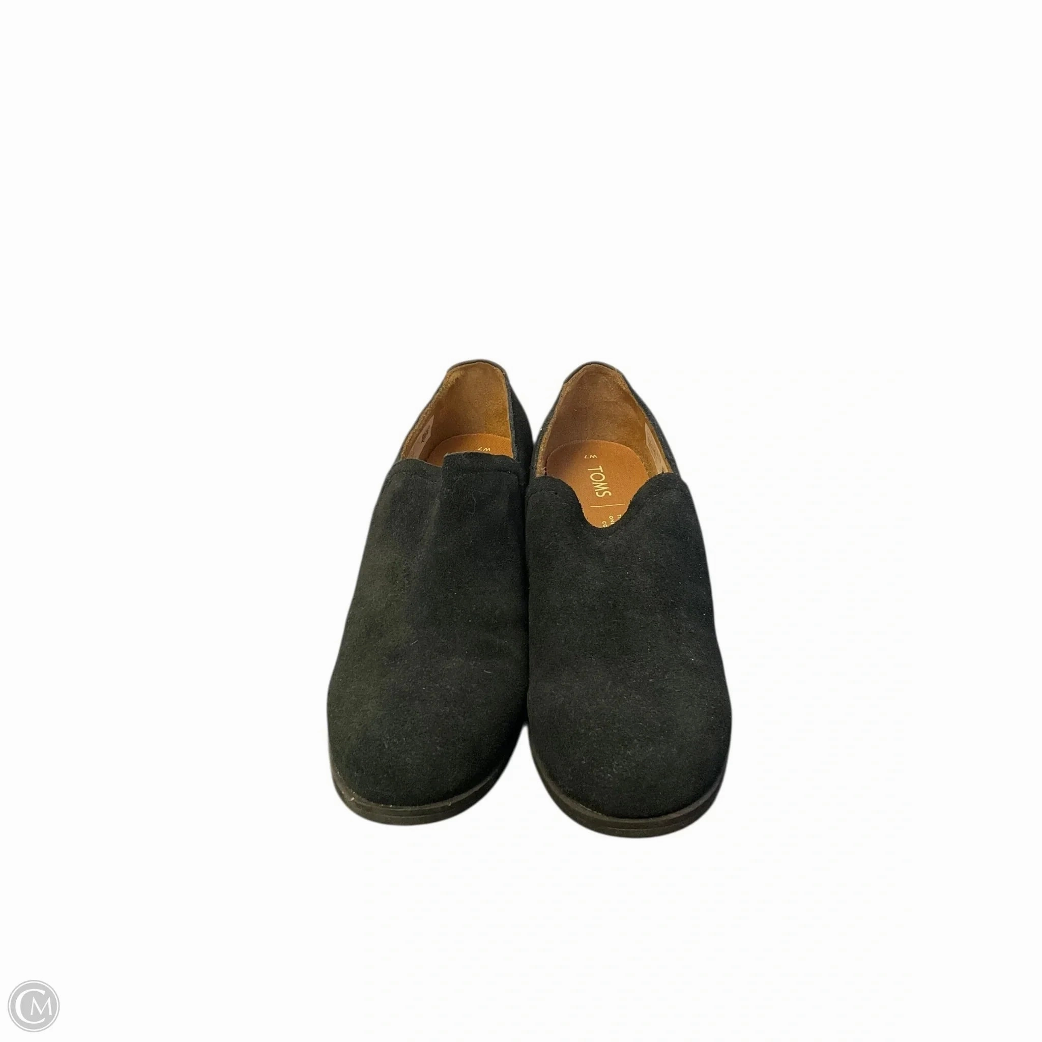Medium Heel Shoes Heels Block By Toms In Black, Size: 7