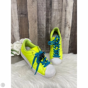 Shoes Sneakers By Adidas In Yellow, Size: 7.5 Sneaker Repairs