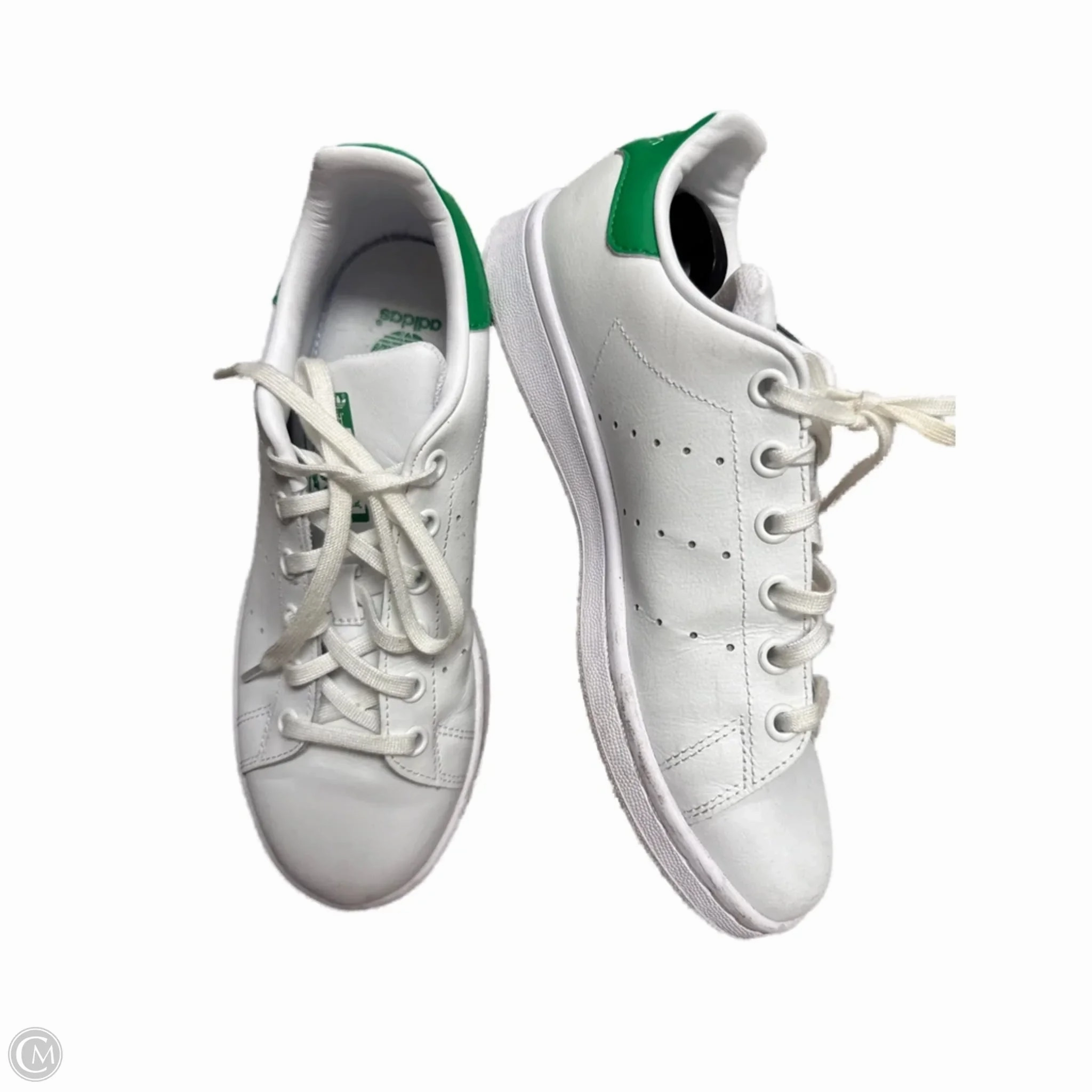 MDOutsole Timeless Chic Shoes Sneakers By Adidas In Green & White, Size: 5