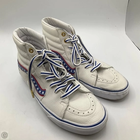 Agility Training Shoes Sneakers By Vans In Blue & Red & White, Size: 9