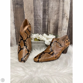 Pointed Pumps Shoes Heels Block By J. Crew In Animal Print, Size: 9.5