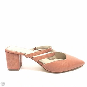 Shoes Heels Block By Journee In Mauve, Size: 10 Soft Insole Party Shoes