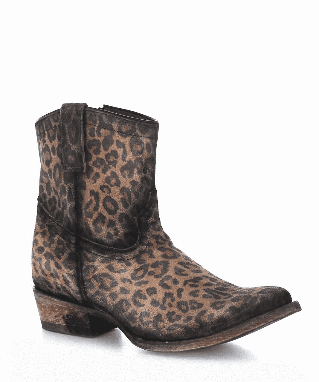 Walk in Comfort Comfy All Day Corral Womens Suede Leopard Print Ankle Boots Style C3627