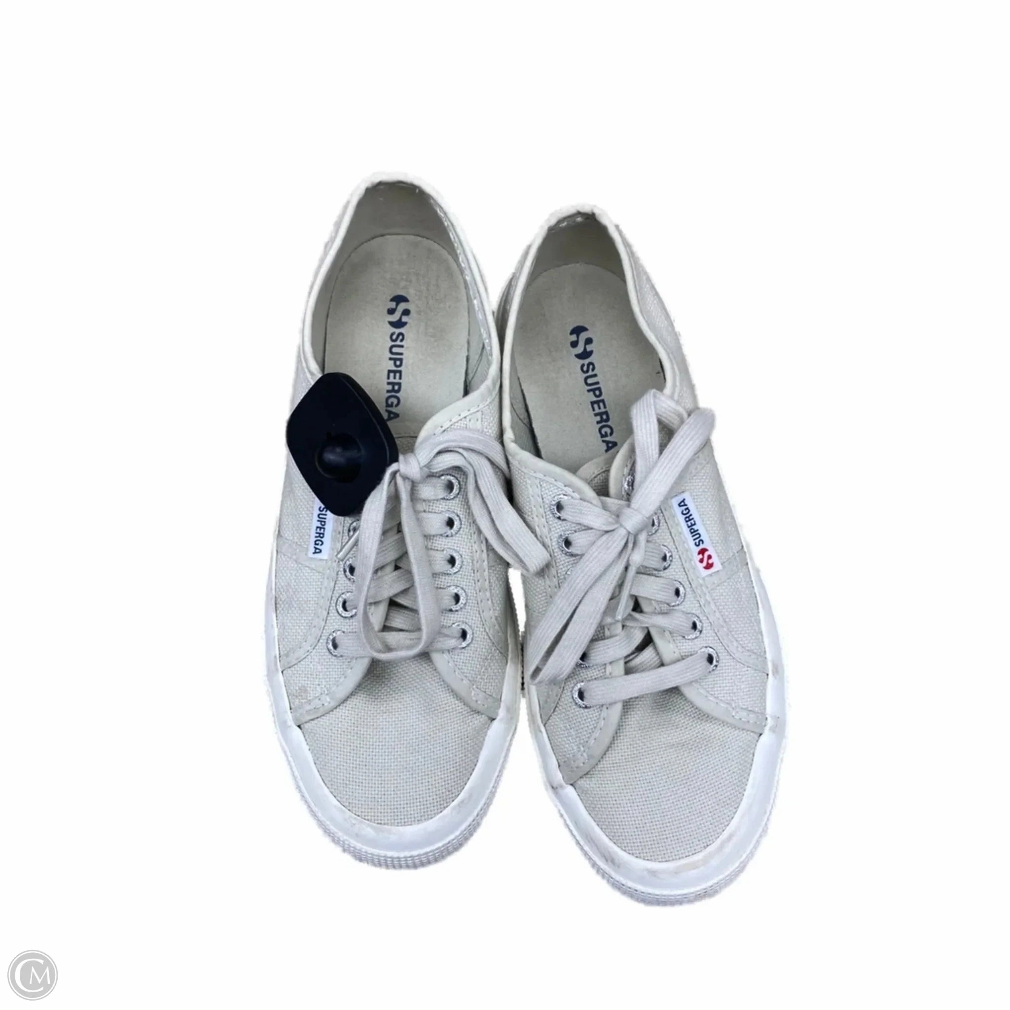 Round Toe Shoes Sneakers By Superga In Taupe, Size: 8.5