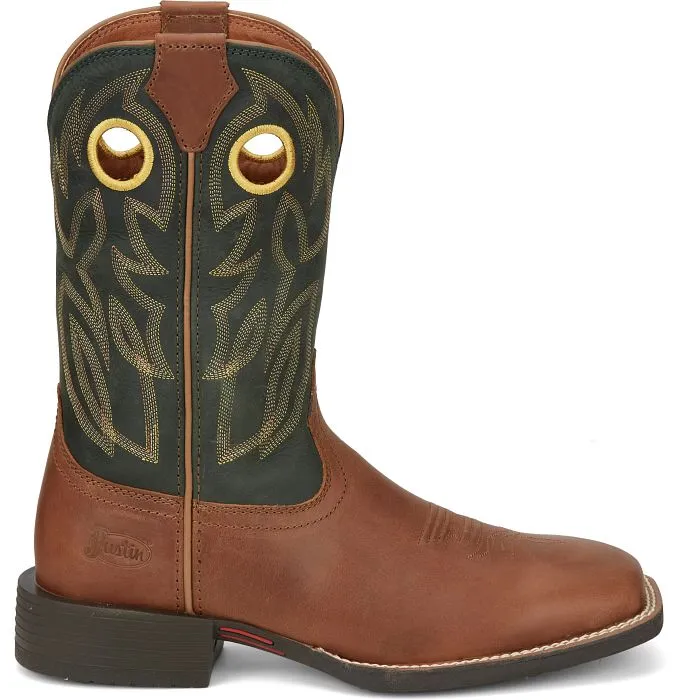 JUSTIN BOWLINE PULLON WESTERN BOOT STYLE SE7520 Waterproof Mountain Climber Lined interior