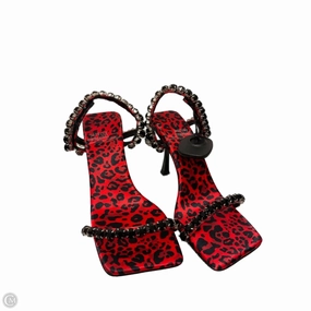 Teddy Heel Boots Fall Fashion Pumps Shoes Heels Stiletto By Jeffery Campbell In Red, Size: 6