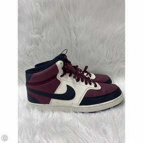 Shoes Sneakers By Nike In Maroon, Size: 10 Multi-Functional Arch Technology