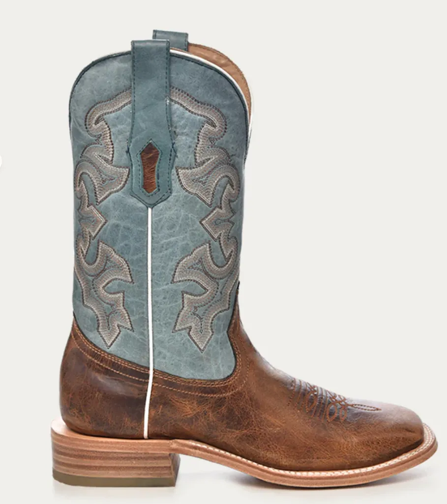 CORRAL MENS HONEY BLUE COWBOY BOOTS STYLE A4262 Feather Light Morning Walk