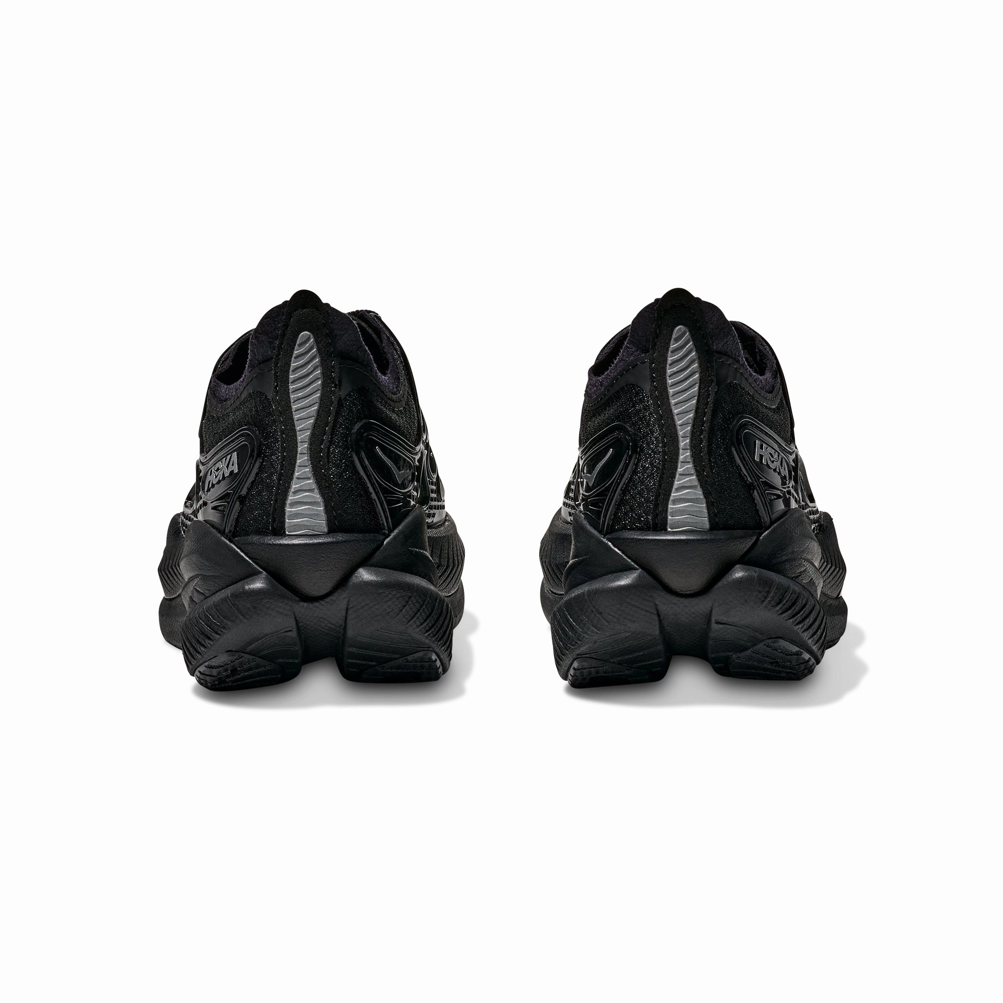 gusseted tongue running shoes Hoka U Mach X Caged Shoes