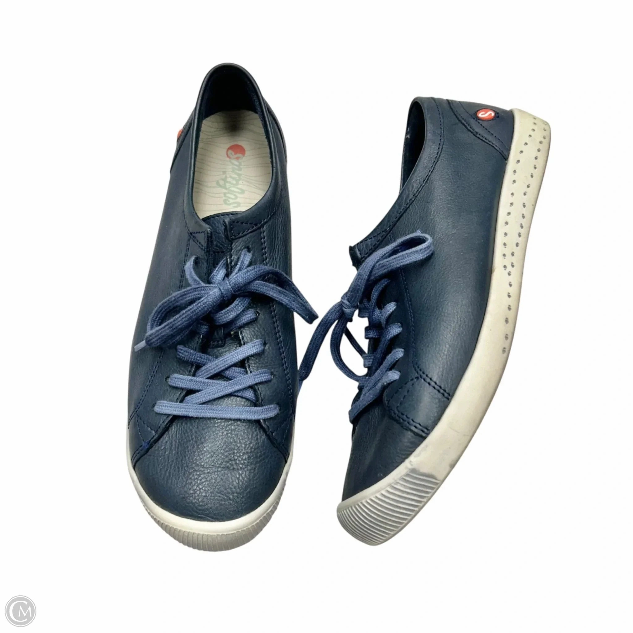 Shoes Sneakers By Softinos In Navy, Size: 8.5 Vegan Material