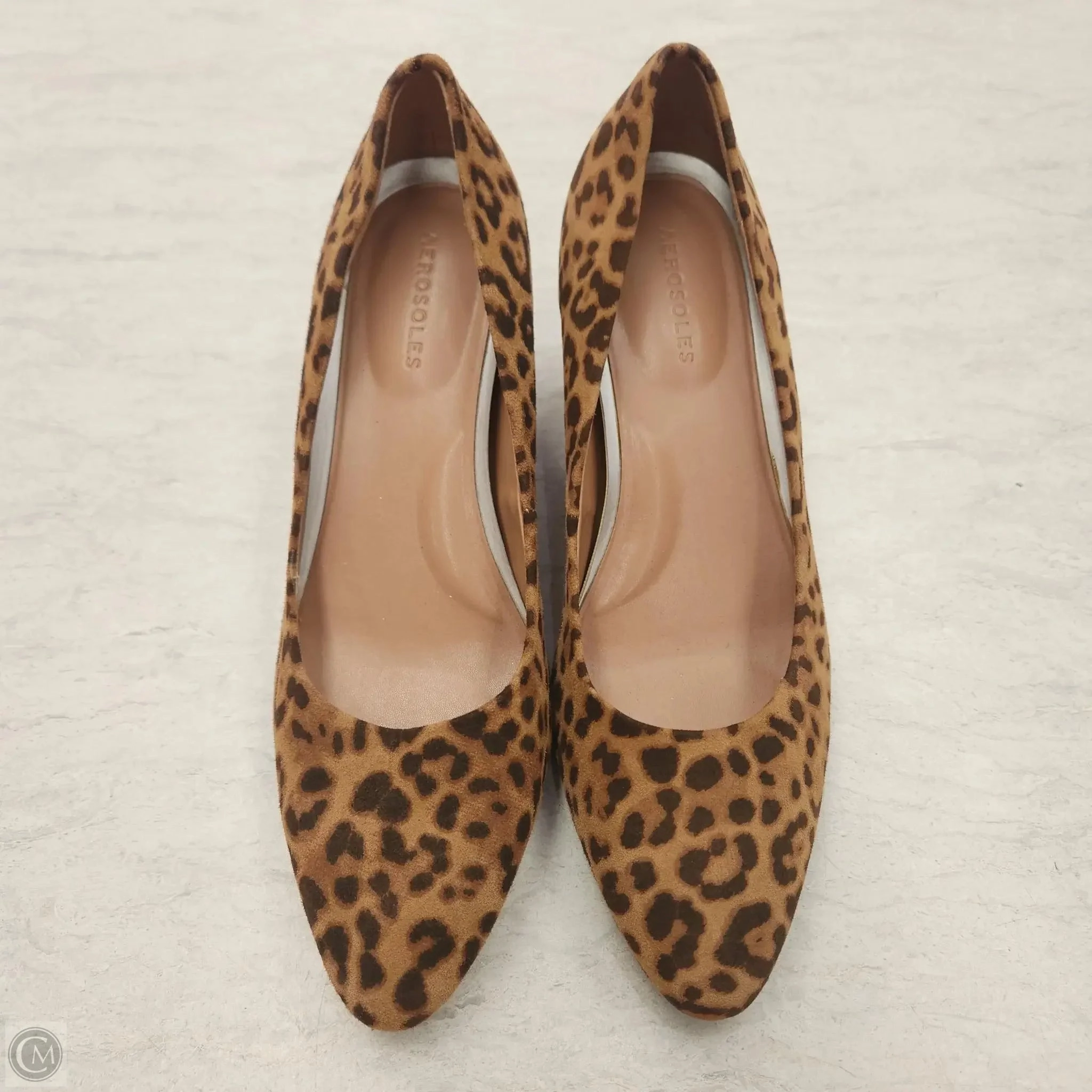 Shoes Heels Block By Aerosoles In Animal Print, Size: 9.5 Durable Sole Crystal Heels