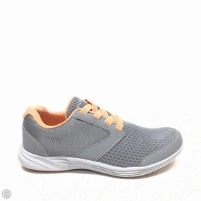 Easy Travel Shoes Sneakers By Vionic In Grey & Orange, Size: 6.5