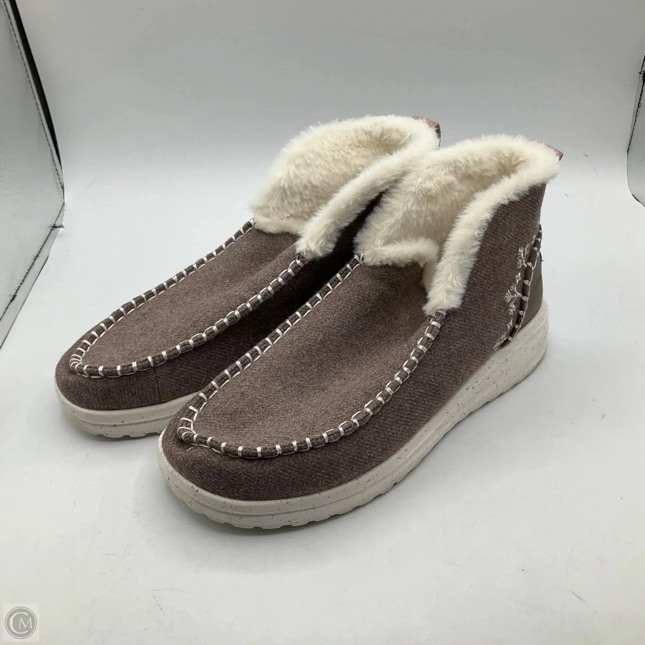 Shoes Sneakers By Hey Dude In Brown, Size: 7 High Rebound Outsole