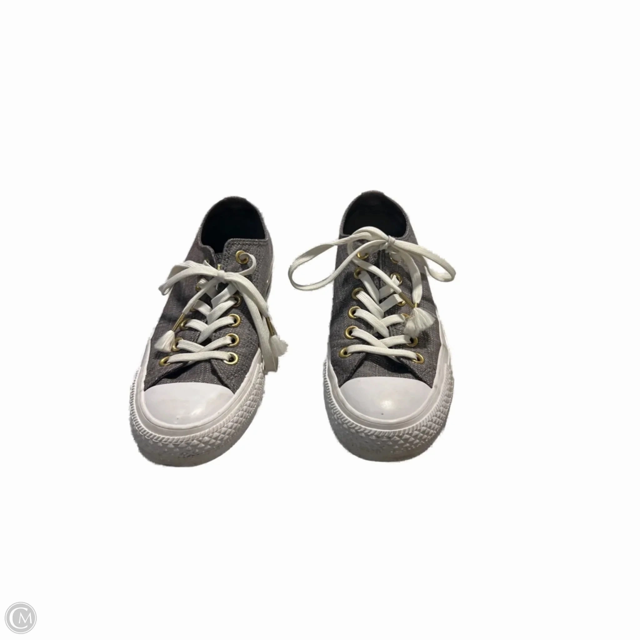 Cushion Base Shoes Sneakers By Converse In Grey & White, Size: 6.5