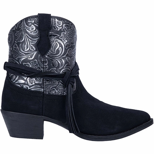 Dingo Women's Valerie Bootie Black Style DI8950 Sleek Shape