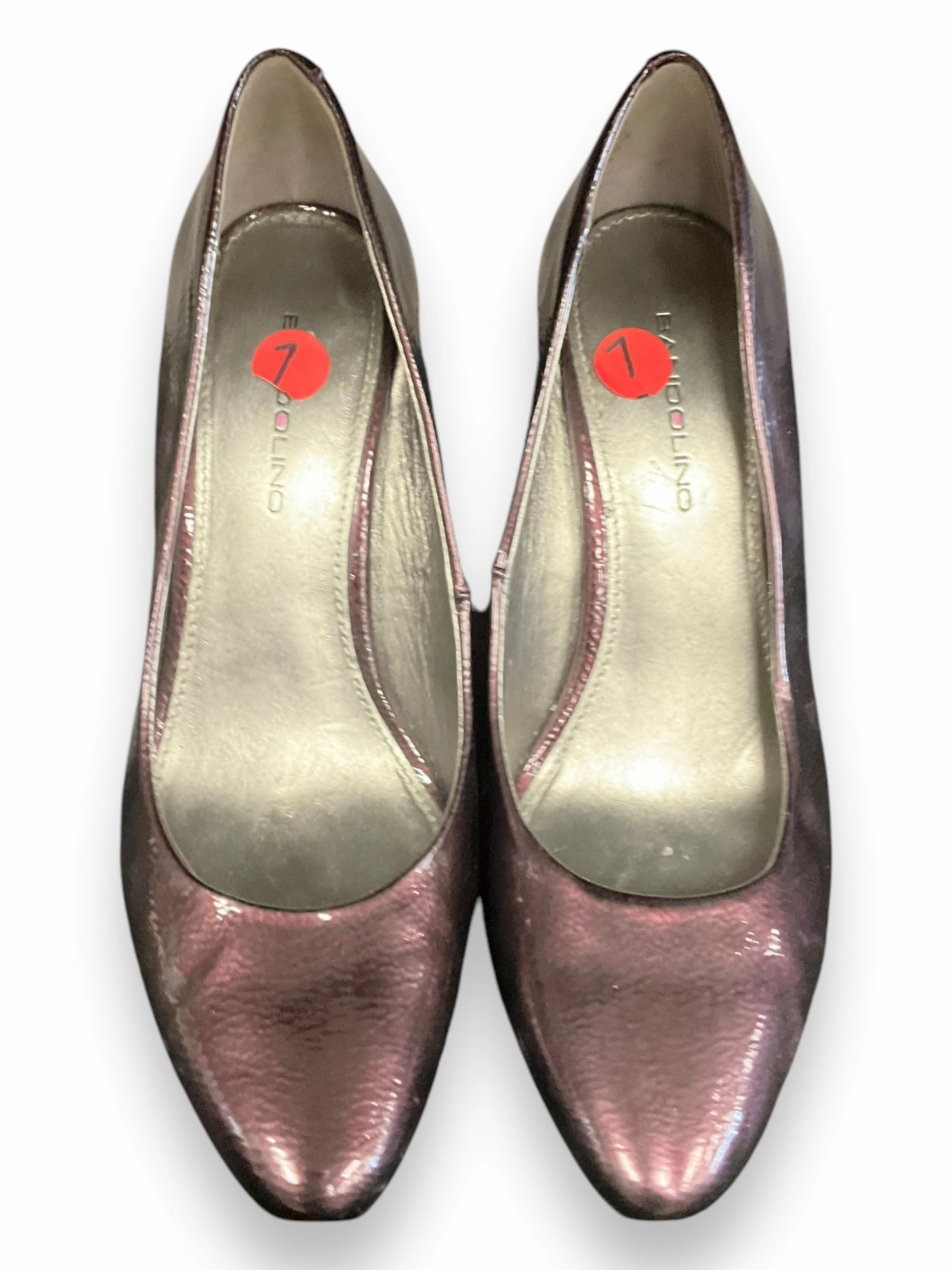 Shoes Heels Block By Bandolino In Purple, Size: 7 Chic Sandals Good Traction