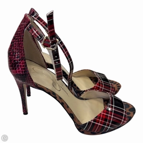 Shoes Heels Stiletto By Jessica Simpson In Multi-colored, Size: 7.5 Metallic Evening Shoes Winter Pumps