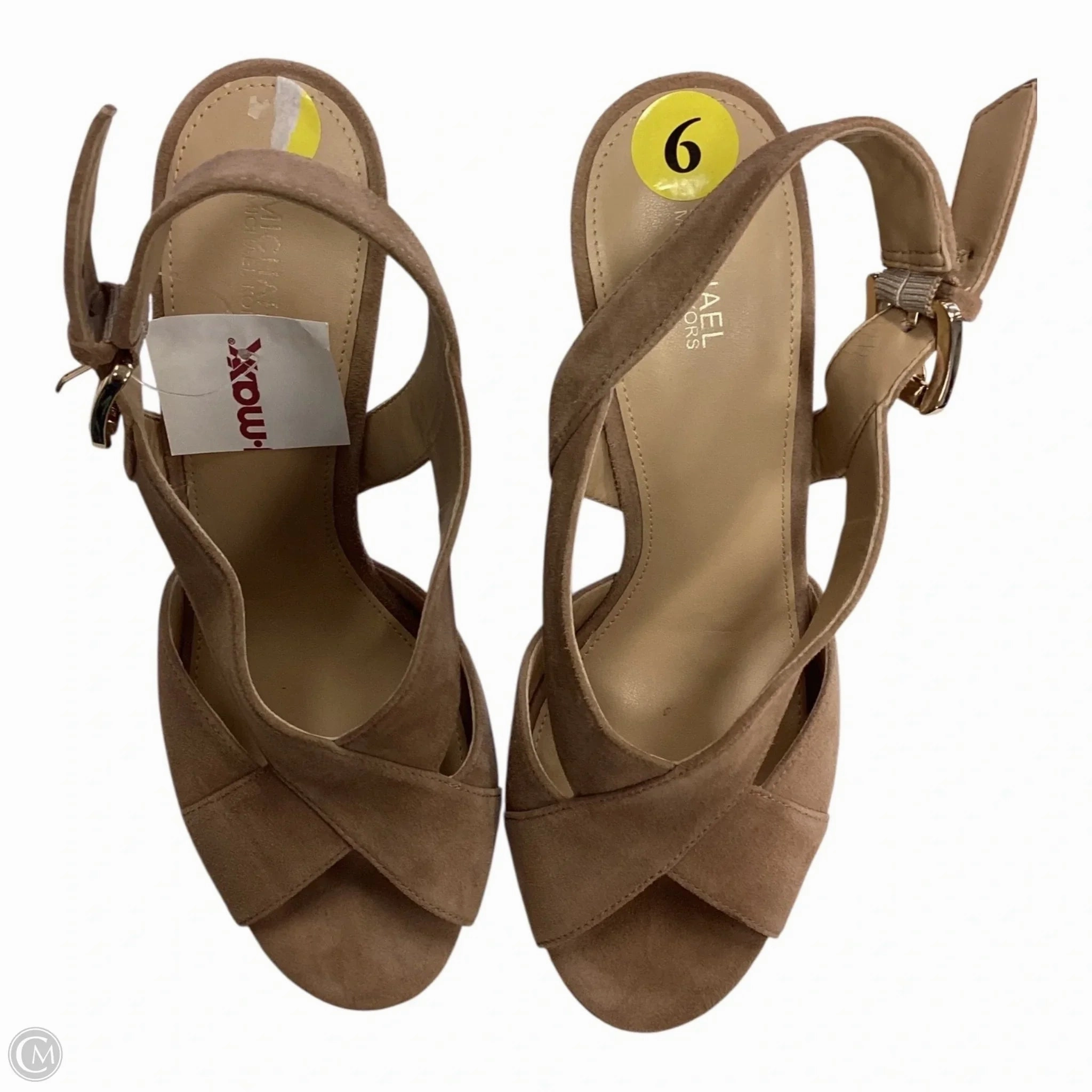 Shoes Heels Stiletto By Michael By Michael Kors In Tan, Size: 9 Designer Wedding Shoes Boho Chic Heels