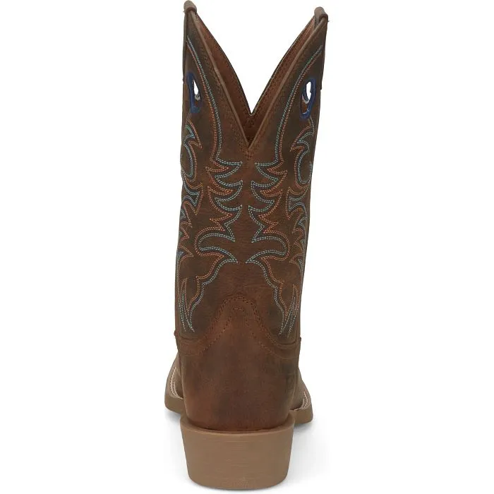Quality Wear Fire Side Justin Mens Muley Western Boots Style SE7613